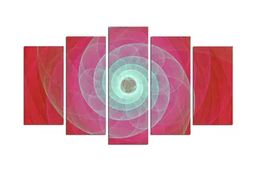 Dekorativ MDF-målning 5 Delar - Flerfärgad - Inredning - Tavlor & posters - Canvastavla