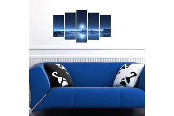 Dekorativ MDF-målning 5 Delar - Flerfärgad - Inredning - Tavlor & posters - Canvastavla