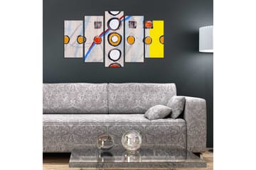 Dekorativ MDF-målning 5 Delar - Flerfärgad - Inredning - Tavlor & posters - Canvastavla