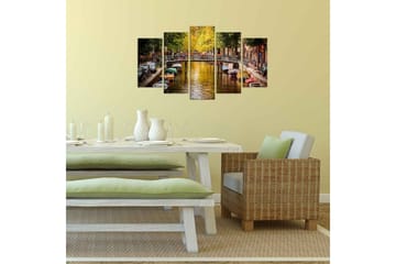 Dekorativ MDF-målning 5 Delar - Flerfärgad - Inredning - Tavlor & posters - Canvastavla