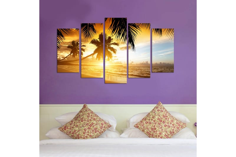 Dekorativ MDF-målning 5 Delar - Flerfärgad - Inredning - Tavlor & posters - Canvastavla