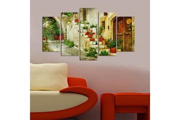 Dekorativ MDF-målning 5 Delar - Flerfärgad - Inredning - Tavlor & posters - Canvastavla