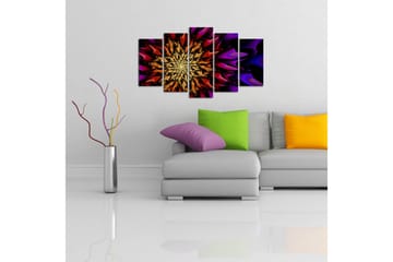 Dekorativ MDF-målning 5 Delar - Flerfärgad - Inredning - Tavlor & posters - Canvastavla