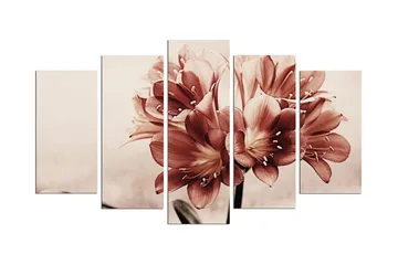 Dekorativ MDF-målning 5 Delar - Flerfärgad - Inredning - Tavlor & posters - Canvastavla