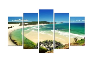 Dekorativ MDF-målning 5 Delar - Flerfärgad - Inredning - Tavlor & posters - Canvastavla