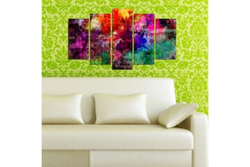 Dekorativ MDF-målning 5 Delar - Flerfärgad - Inredning - Tavlor & posters - Canvastavla