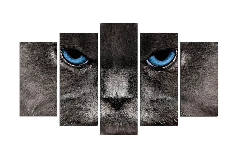 Dekorativ MDF-målning 5 Delar - Flerfärgad - Inredning - Tavlor & posters - Canvastavla