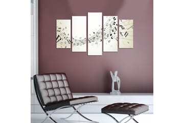 Dekorativ MDF-målning 5 Delar - Flerfärgad - Inredning - Tavlor & posters - Canvastavla