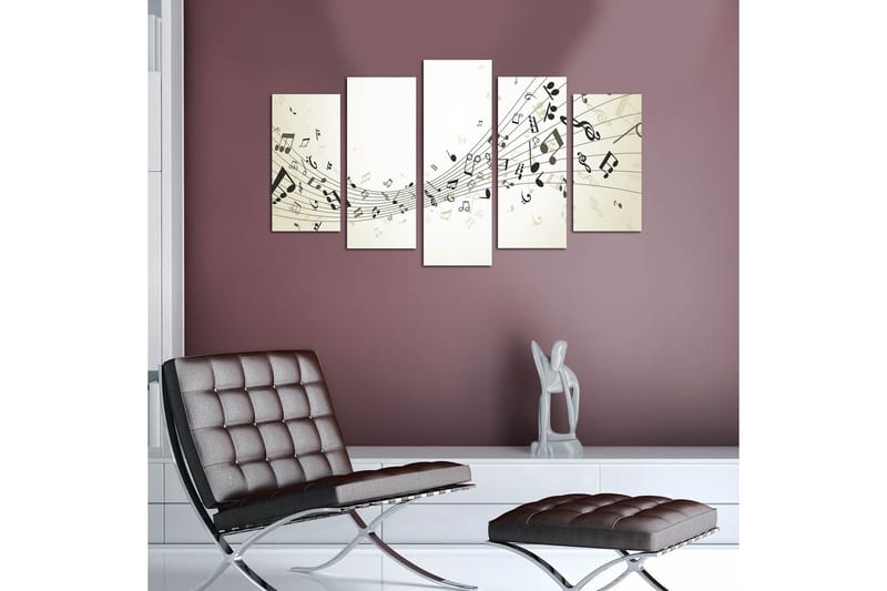 Dekorativ MDF-målning 5 Delar - Flerfärgad - Inredning - Tavlor & posters - Canvastavla