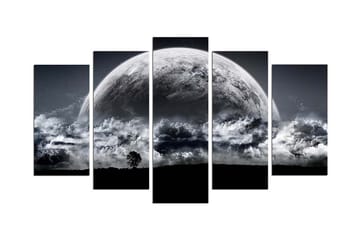 Dekorativ MDF-målning 5 Delar - Flerfärgad - Inredning - Tavlor & posters - Canvastavla