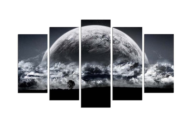 Dekorativ MDF-målning 5 Delar - Flerfärgad - Inredning - Tavlor & posters - Canvastavla