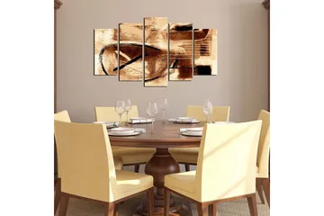 Dekorativ MDF-målning 5 Delar - Flerfärgad - Inredning - Tavlor & posters - Canvastavla