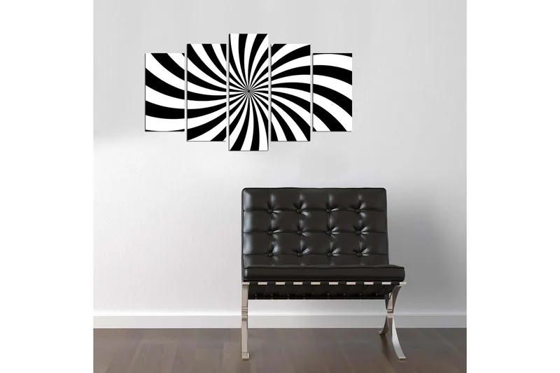 Dekorativ MDF-målning 5 Delar - Flerfärgad - Inredning - Tavlor & posters - Canvastavla