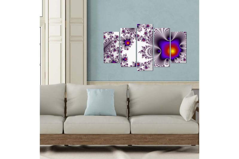 Dekorativ MDF-målning 5 Delar - Flerfärgad - Inredning - Tavlor & posters - Canvastavla