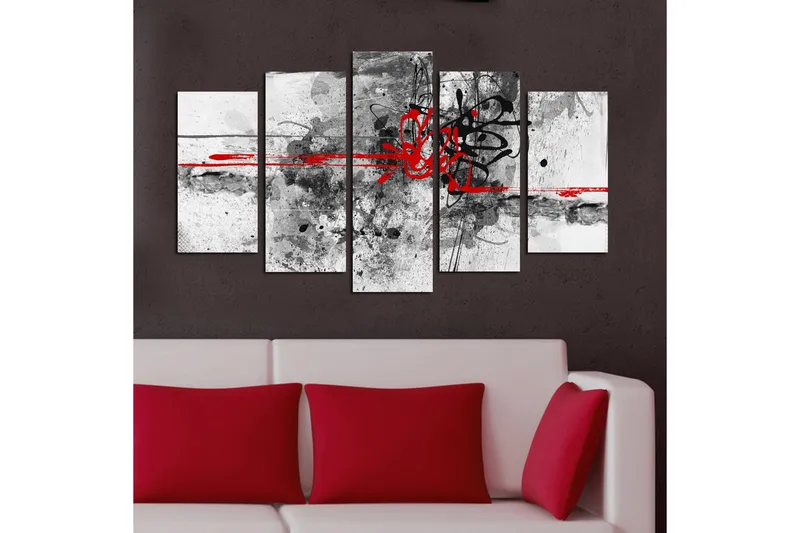 Dekorativ MDF-målning 5 Delar - Flerfärgad - Inredning - Tavlor & posters - Canvastavla