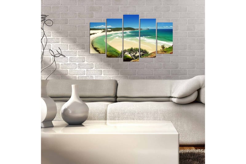 Dekorativ MDF-målning 5 Delar - Flerfärgad - Inredning - Tavlor & posters - Canvastavla