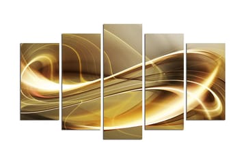 Dekorativ MDF-målning 5 Delar - Flerfärgad - Inredning - Tavlor & posters - Canvastavla