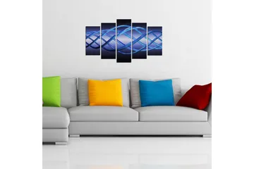 Dekorativ MDF-målning 5 Delar - Flerfärgad - Inredning - Tavlor & posters - Canvastavla
