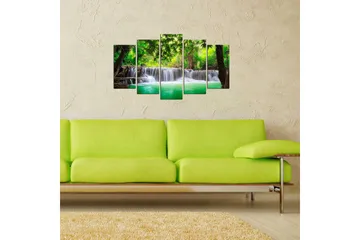 Dekorativ MDF-målning 5 Delar - Flerfärgad - Inredning - Tavlor & posters - Canvastavla