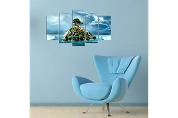 Dekorativ MDF-målning 5 Delar - Flerfärgad - Inredning - Tavlor & posters - Canvastavla