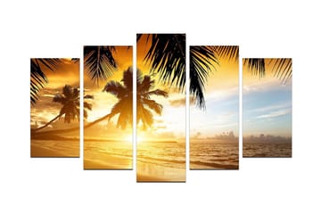 Dekorativ MDF-målning 5 Delar - Flerfärgad - Inredning - Tavlor & posters - Canvastavla