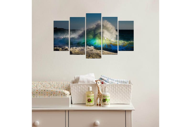 Dekorativ MDF-målning 5 Delar - Flerfärgad - Inredning - Tavlor & posters - Canvastavla