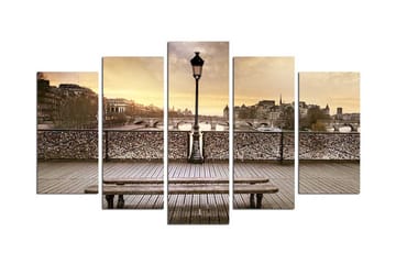 Dekorativ MDF-målning 5 Delar - Flerfärgad - Inredning - Tavlor & posters - Canvastavla