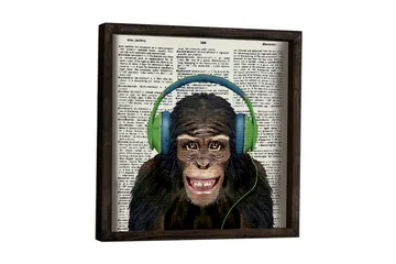 Dekorativ MDF-målning - Blå/Grön/Brun/Vit/Svart - Inredning - Tavlor & posters - Canvastavla