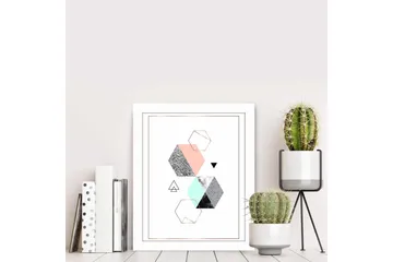 Dekorativ MDF-målning - Flerfärgad - Inredning - Tavlor & posters - Canvastavla