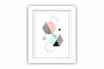 Dekorativ MDF-målning - Flerfärgad - Inredning - Tavlor & posters - Canvastavla