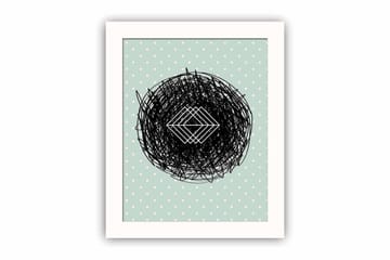 Dekorativ MDF-målning - Flerfärgad - Inredning - Tavlor & posters - Canvastavla