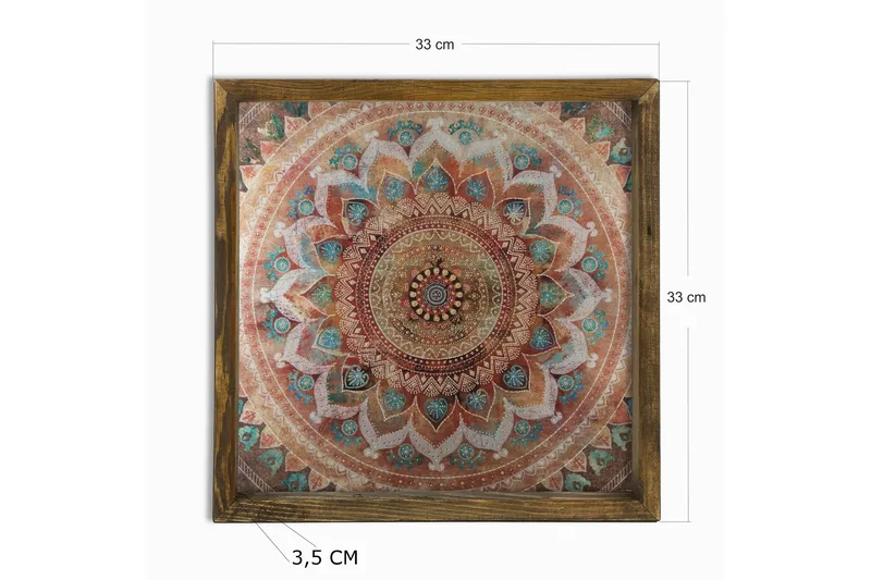 Dekorativ MDF-målning - Flerfärgad - Inredning - Tavlor & posters - Canvastavla