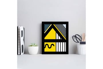 Dekorativ MDF-målning - Flerfärgad - Inredning - Tavlor & posters - Canvastavla