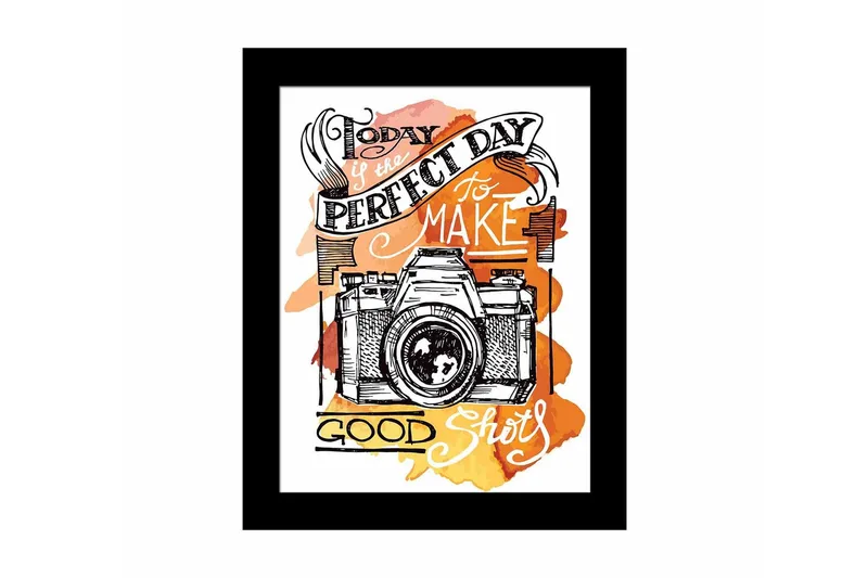 Dekorativ MDF-målning - Flerfärgad - Inredning - Tavlor & posters - Canvastavla