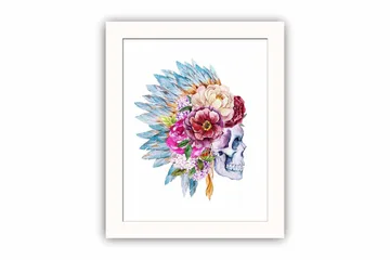 Dekorativ MDF-målning - Flerfärgad - Inredning - Tavlor & posters - Canvastavla