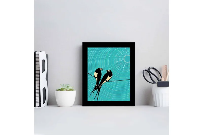 Dekorativ MDF-målning - Flerfärgad - Inredning - Tavlor & posters - Canvastavla