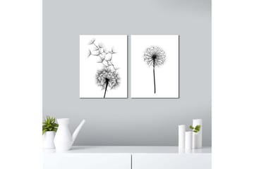 MDF-målning Dekorativ 2 Delar - Flerfärgad - Inredning - Tavlor & posters - Canvastavla