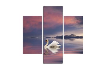 MDF-målning Dekorativ 3 Delar - Flerfärgad - Inredning - Tavlor & posters - Canvastavla