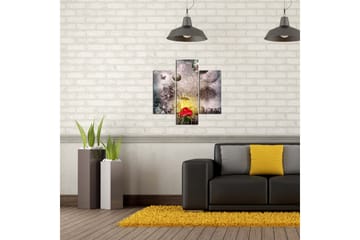 MDF-målning Dekorativ 3 Delar - Flerfärgad - Inredning - Tavlor & posters - Canvastavla