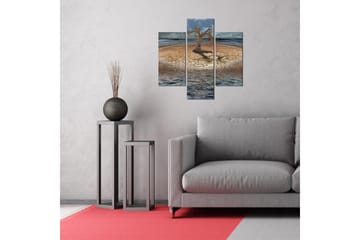 MDF-målning Dekorativ 3 Delar - Flerfärgad - Inredning - Tavlor & posters - Canvastavla