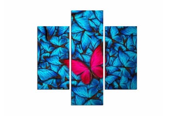 MDF-målning Dekorativ 3 Delar - Flerfärgad - Inredning - Tavlor & posters - Canvastavla