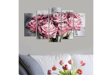 MDF-målning Dekorativ 5 Delar - Flerfärgad - Inredning - Tavlor & posters - Canvastavla