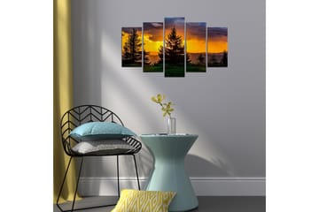 MDF-målning Dekorativ 5 Delar - Flerfärgad - Inredning - Tavlor & posters - Canvastavla