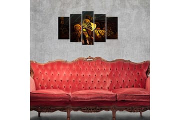 MDF-målning Dekorativ 5 Delar - Flerfärgad - Inredning - Tavlor & posters - Canvastavla