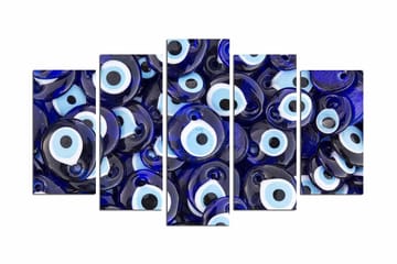 MDF-målning Dekorativ 5 Delar - Flerfärgad - Inredning - Tavlor & posters - Canvastavla
