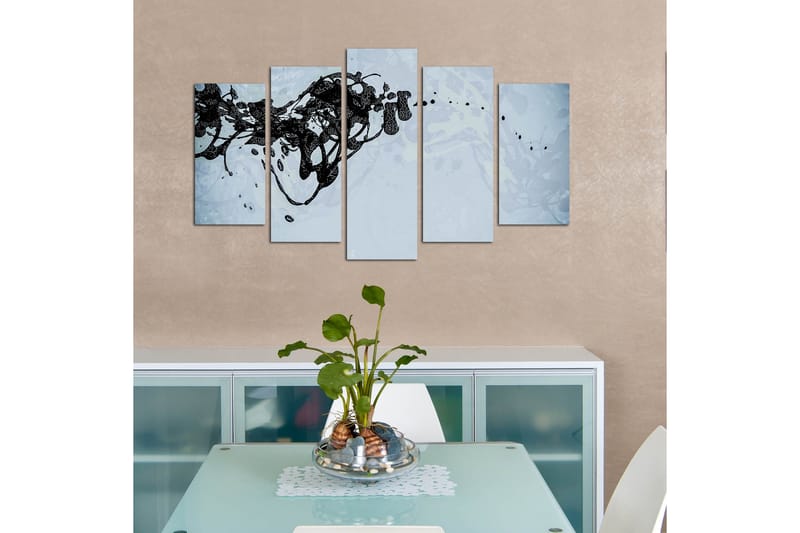 MDF-målning Dekorativ 5 Delar - Flerfärgad - Inredning - Tavlor & posters - Canvastavla