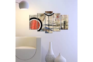 MDF-målning Dekorativ 5 Delar - Flerfärgad - Inredning - Tavlor & posters - Canvastavla