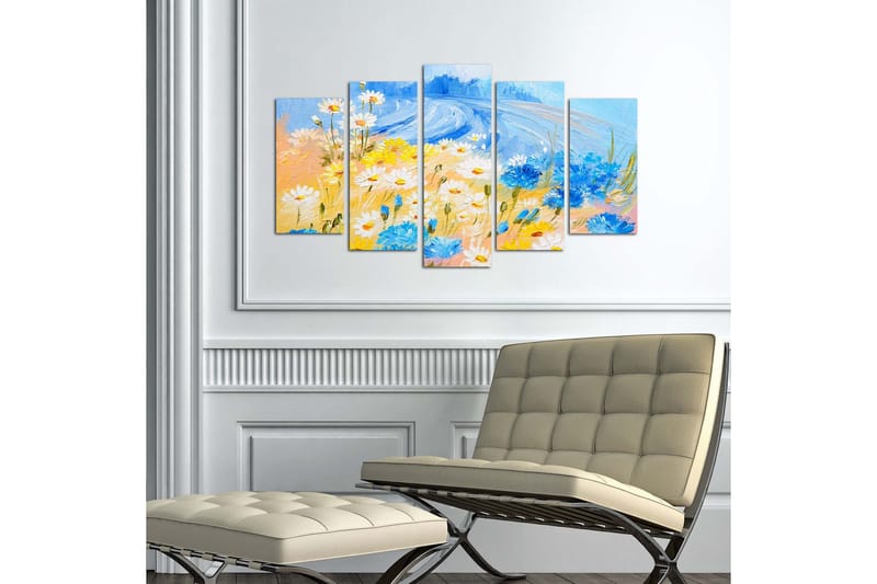 MDF-målning Dekorativ 5 Delar - Flerfärgad - Inredning - Tavlor & posters - Canvastavla