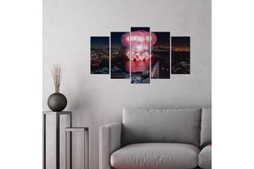 MDF-målning Dekorativ 5 Delar - Flerfärgad - Inredning - Tavlor & posters - Canvastavla