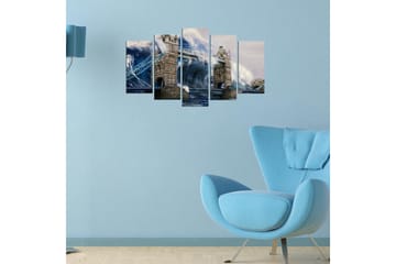 MDF-målning Dekorativ 5 Delar - Flerfärgad - Inredning - Tavlor & posters - Canvastavla
